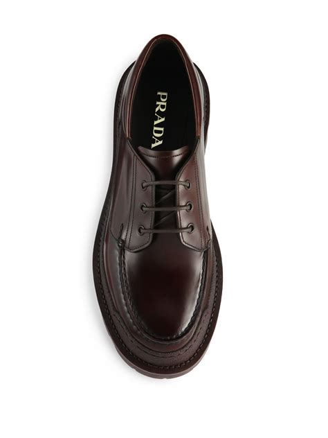 prada shoes tan leather|Prada men shoes online outlet.